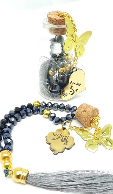 گیفت تسبیح 33دانه کریستالی سایز6 کد5 — تصویر ۲
