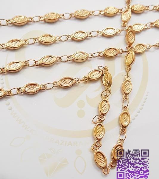 زنجیر استیل بیضی پیوسته فروش0/5متری کد142 — تصویر ۳