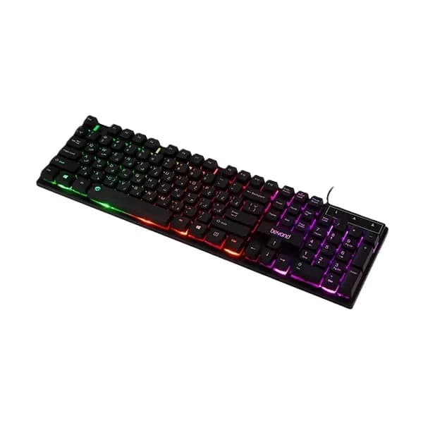 کیبورد باسیم بیاند BK-7120RGB با حروف فارسی