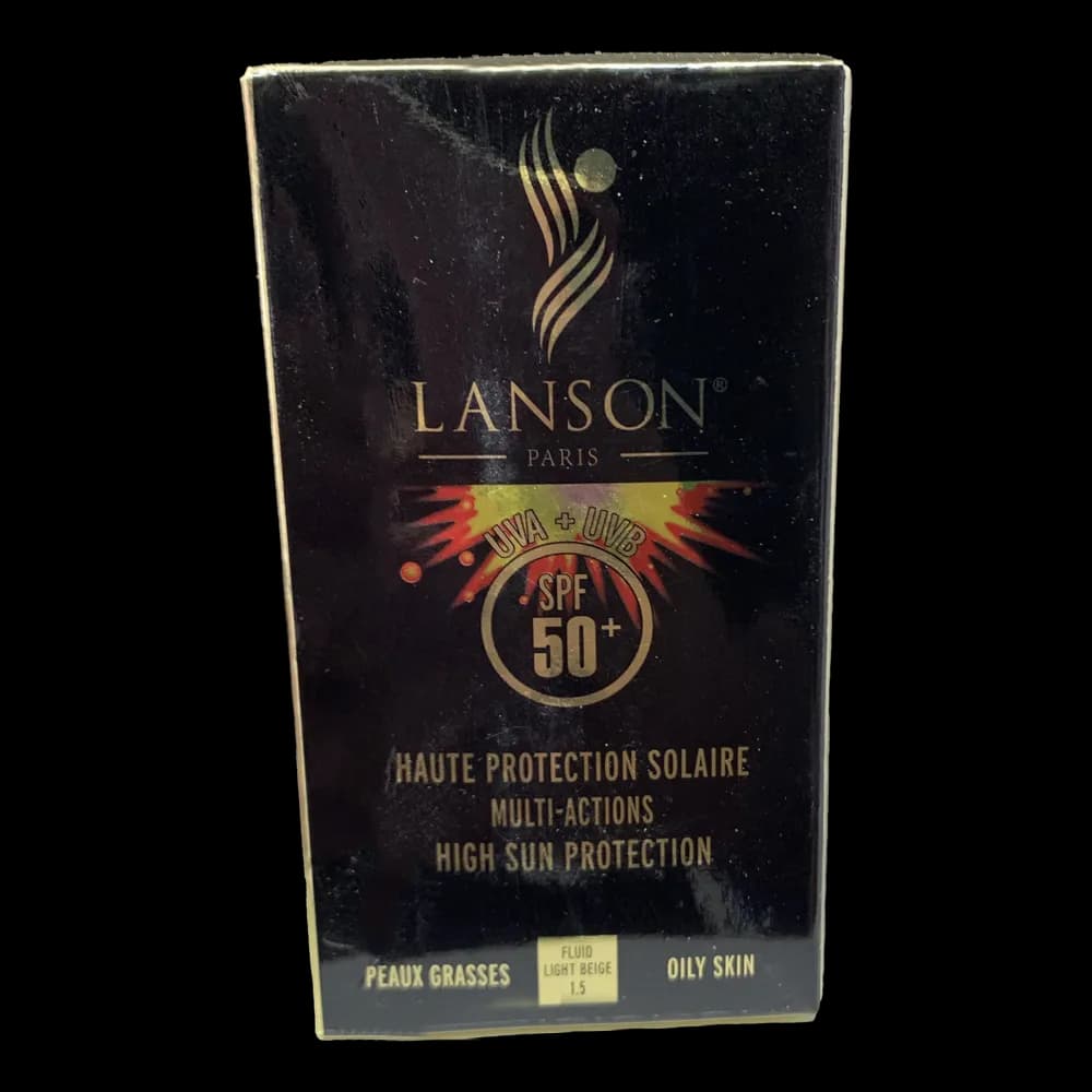 کرم ضد آفتاب رنگی لانسون Lanson مدل مولتی اکشن SPF50 بژ روشن حجم 40 میلی‌ لیتر