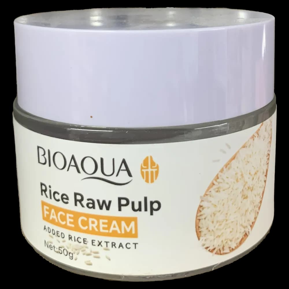 کرم آبرسان صورت برنج بیوآکوا Bioaqua وزن 50 گرم | روشن کننده و نرم کننده پوست