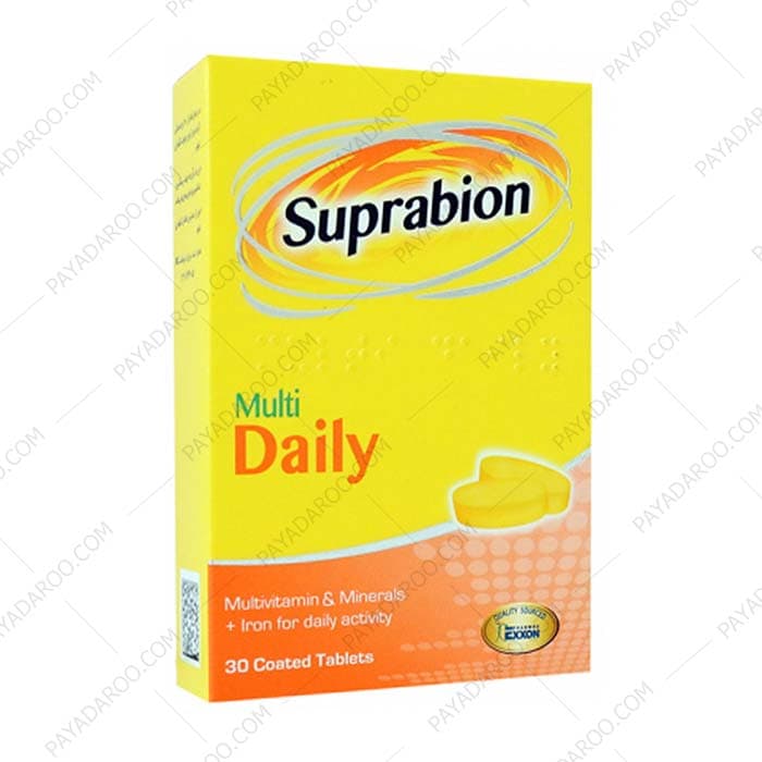 قرص روکش دار مولتی دیلی سوپرابیون 30 عددی