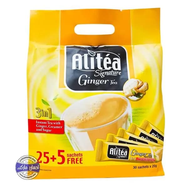 شیر چای زنجبیل علی تی 25 عددی