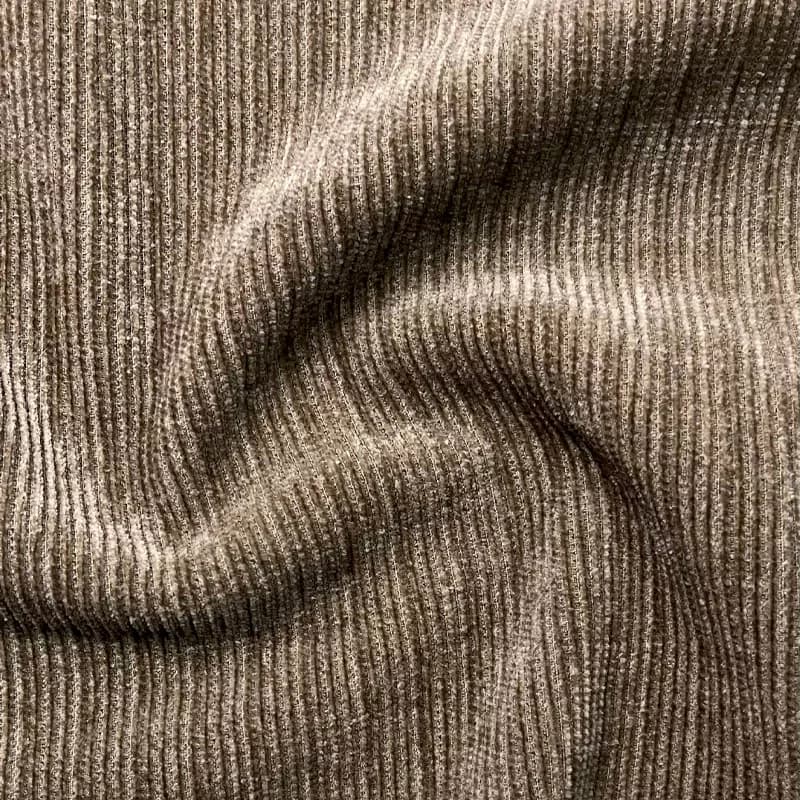 پارچه مخمل شانل دورو نسکافه ای — تصویر ۴