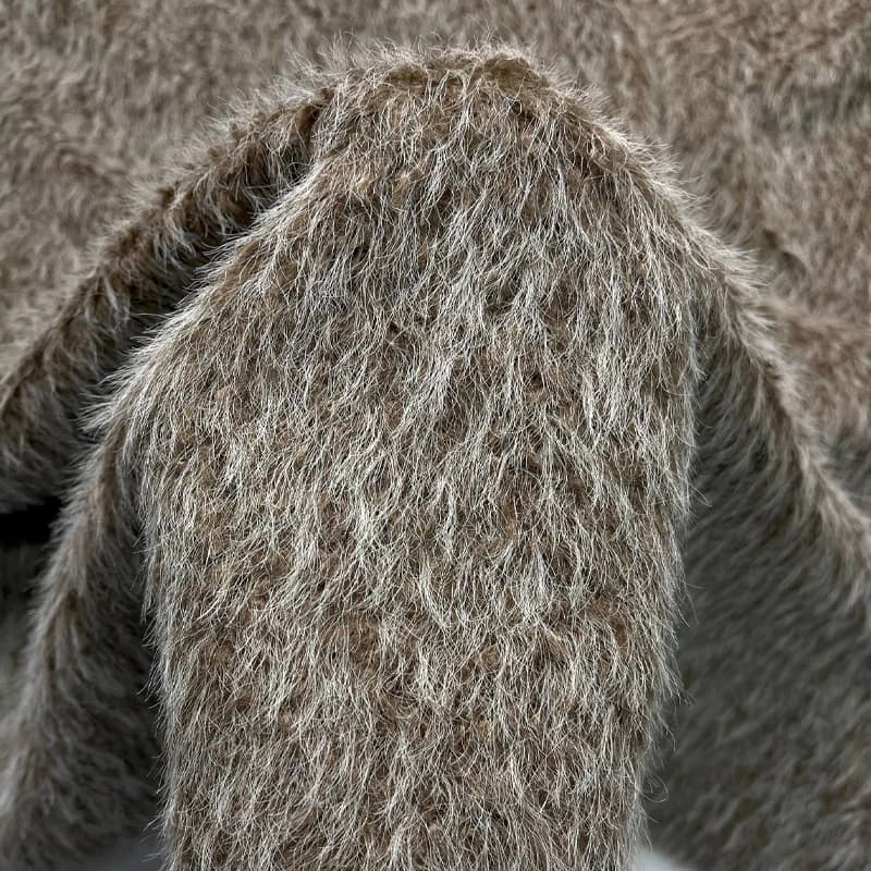 پارچه خز گرگی نسکافه ای — تصویر ۲