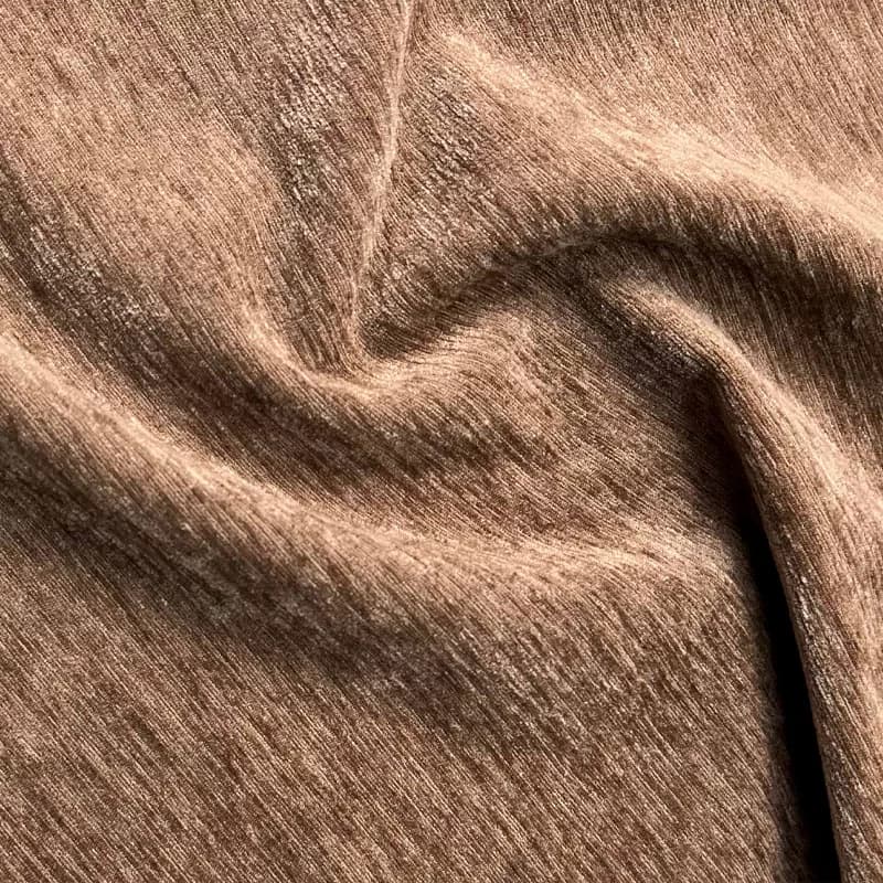 پارچه مخمل کش جیر نسکافه ای — تصویر ۲