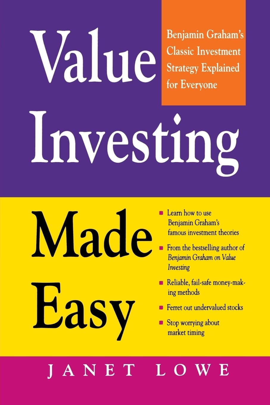 کتاب سرمایهگذاری ارزشی به زبان ساده (Value Investing Made Easy) نسخه انگلیسی PDF | جنت لو