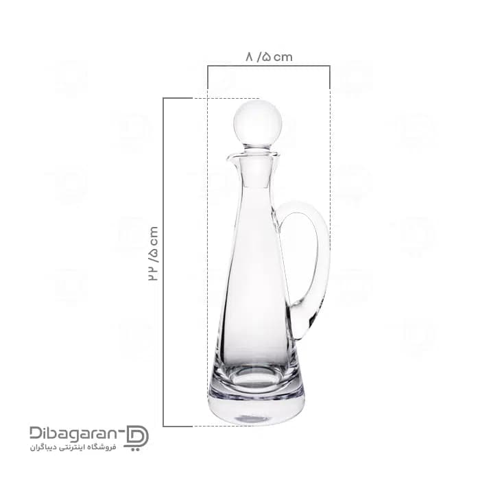 آبلیمو خوری کریستال پاشاباغچه 2 عددی کد 92603 — تصویر ۳