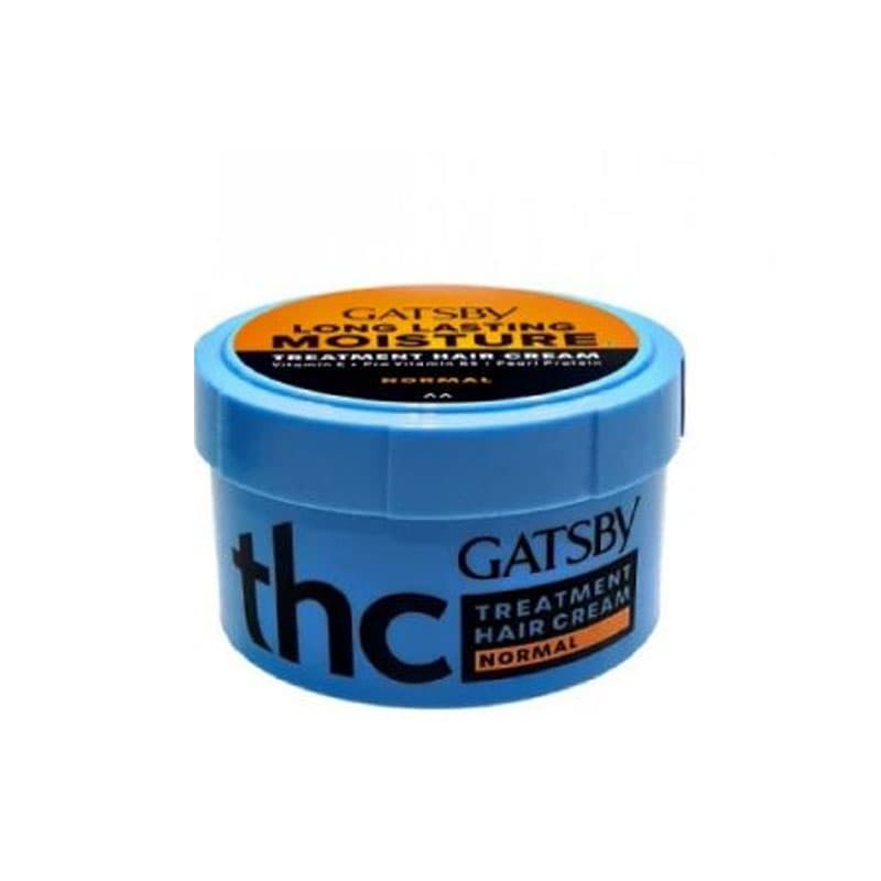 کرم مو حالت دهنده گتسبی GATSBY مدل Moist (آبی) وزن 125 گرم