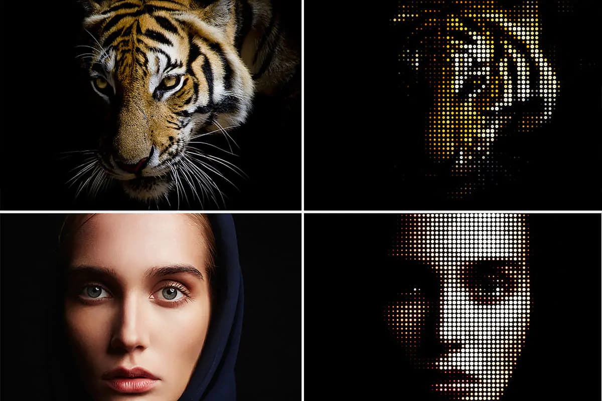 افکت عکس نقطه ای برای فتوشاپ — تصویر ۴