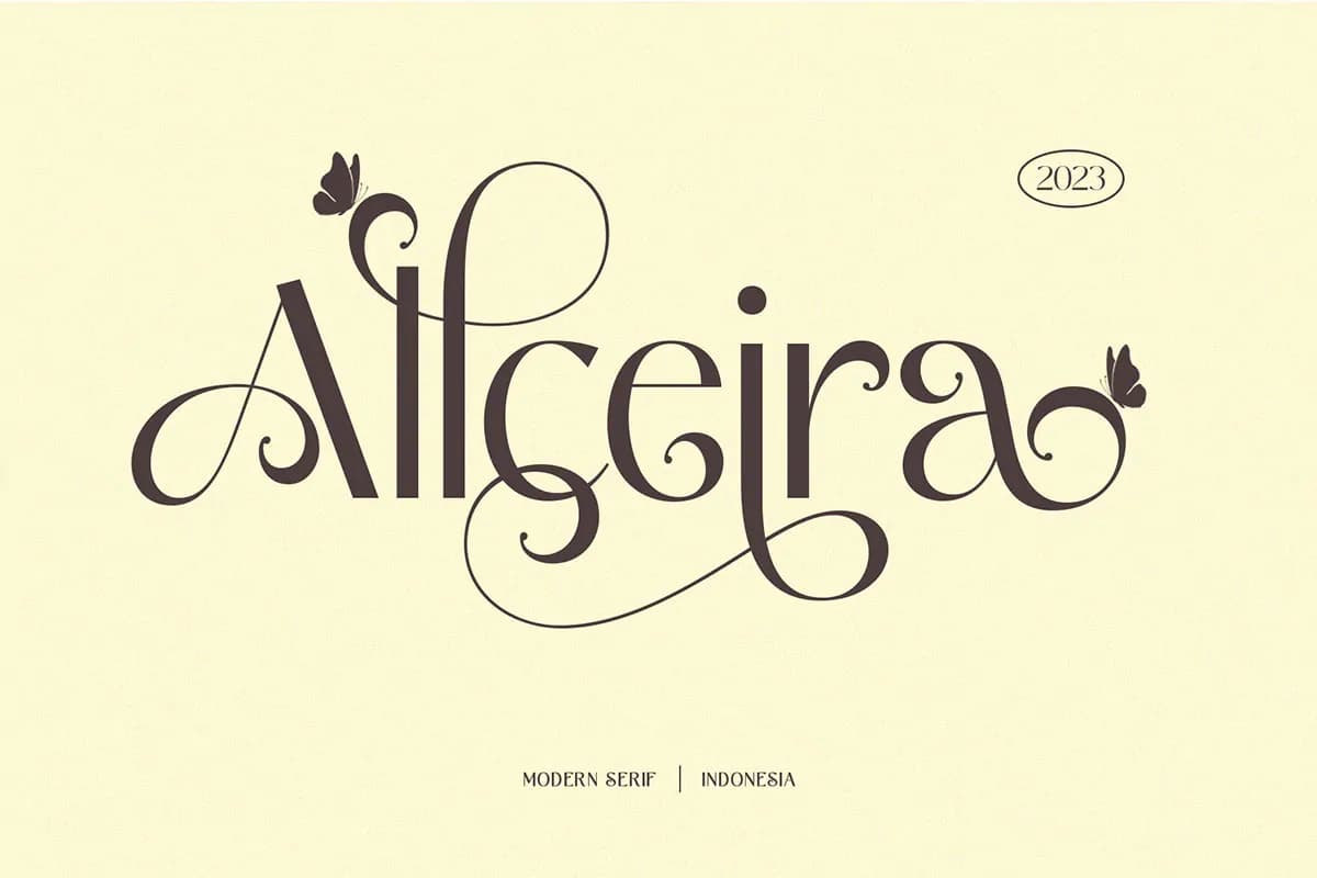 فونت ضخیم Allceira