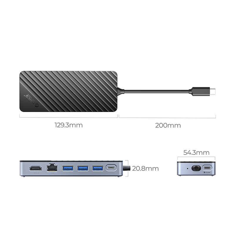هاب USB-C اوریکو مدل OM28PR-G2 — تصویر ۲