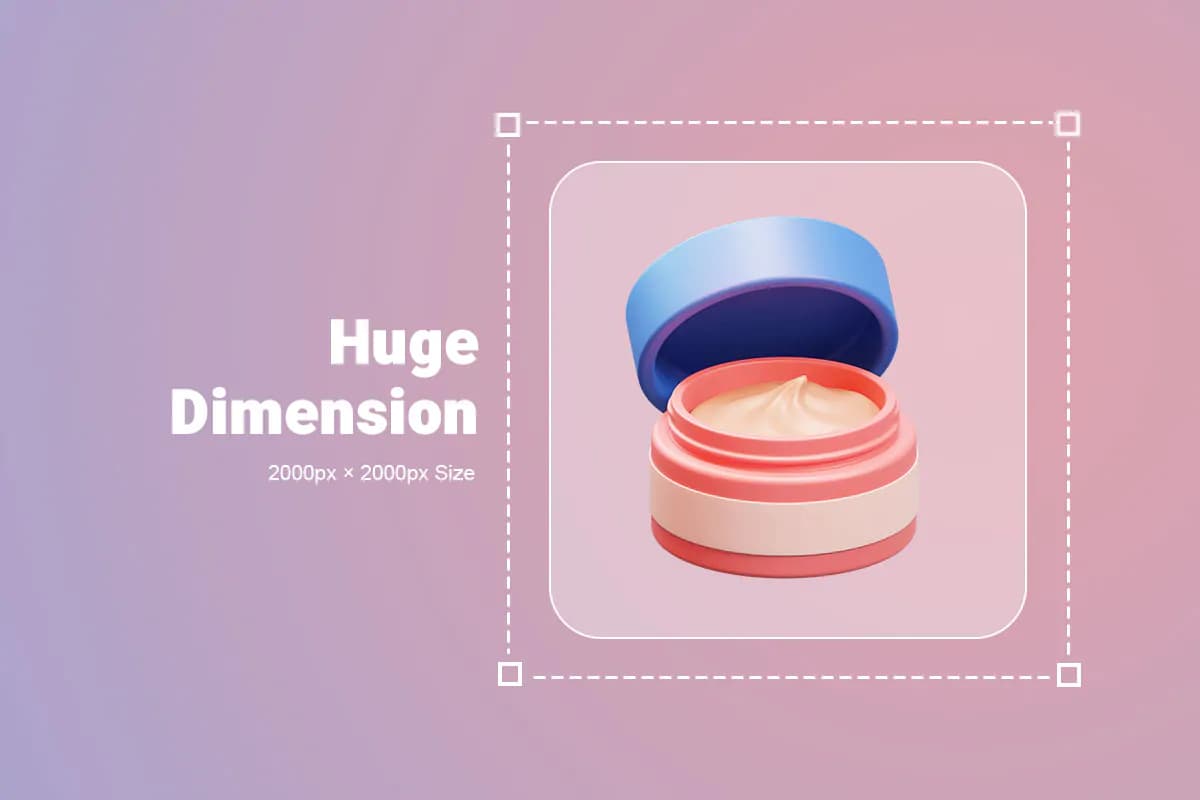 آیکون لوازم آرایشی 3D — تصویر ۳
