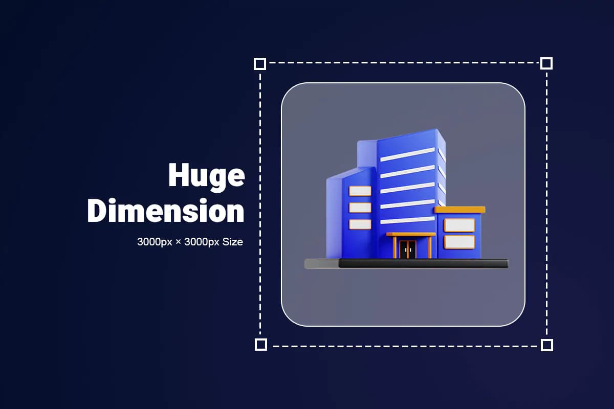 آیکون کسب و کار و شرکت 3D — تصویر ۳