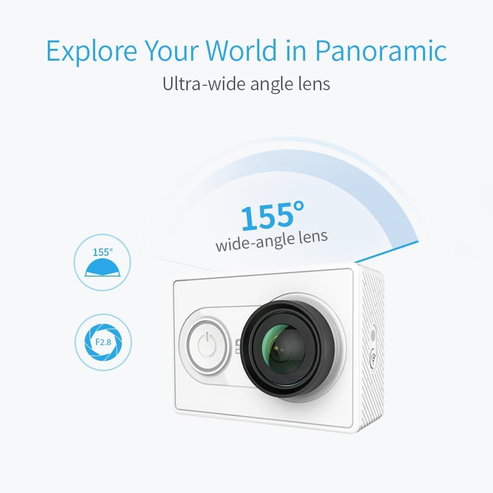 دوربین فیلمبرداری ورزشی شیائومی YI Camera Action با پایه سلفی — تصویر ۲