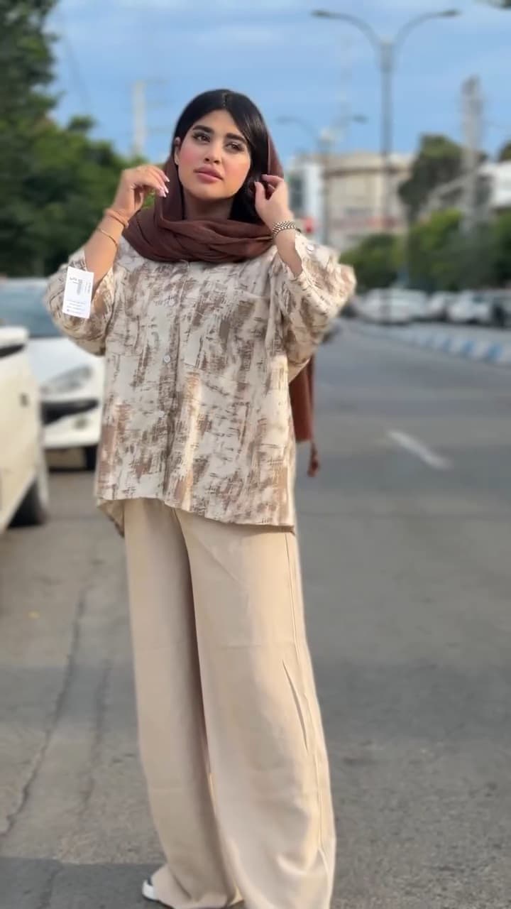 شومیز شلوار زنانه مدل باران