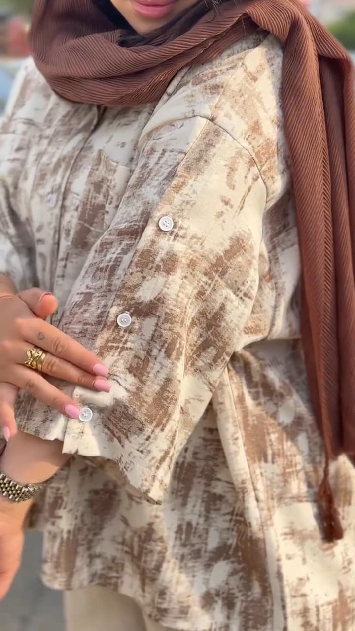 شومیز شلوار زنانه مدل باران — تصویر ۵