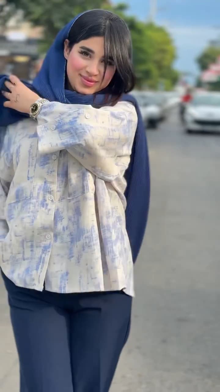 شومیز شلوار زنانه مدل باران — تصویر ۲