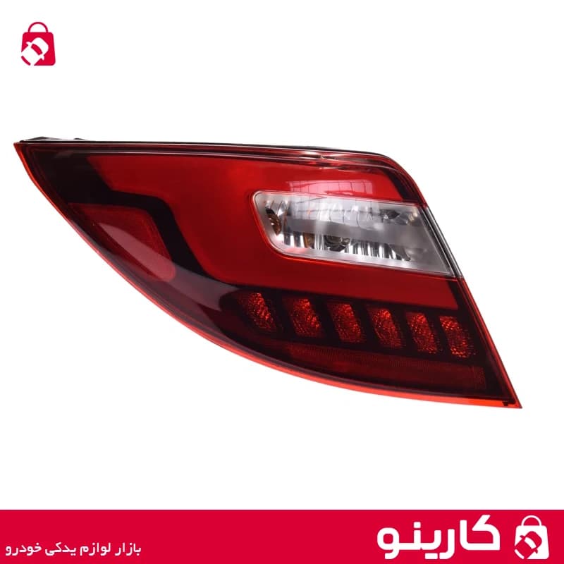 چراغ خطر عقب دنا پلاس مدرن مدل فابریک سمت چپ