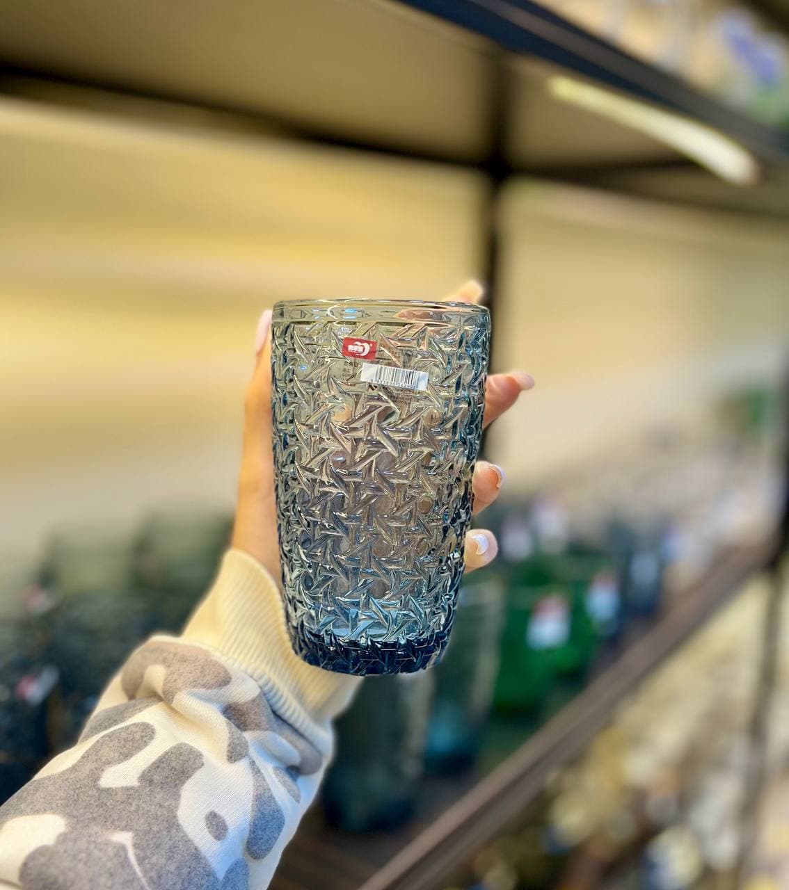 لیوان کلاسیک مشبک دلی Deliglass – ست 6 عددی