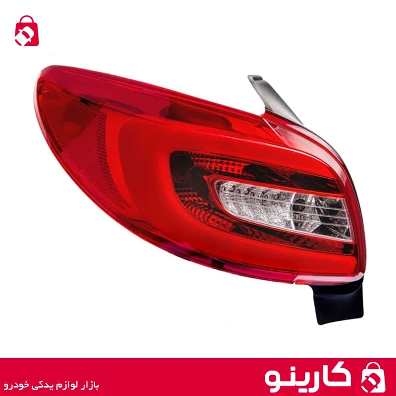 چراغ خطر عقب پژو 207 مدرن سمت چپ بالامپ و LED
