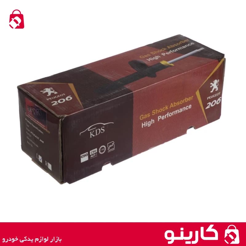 کمک فنر جلو پژو 206 راست kds بسته 1 عددی رانا 207 — تصویر ۲