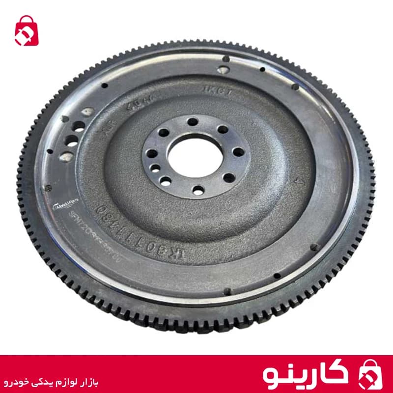 مجموعه فلایویل و دنده استارت XUP پژو پارس و سمند و آریسان ایساکو 1190104899 — تصویر ۳