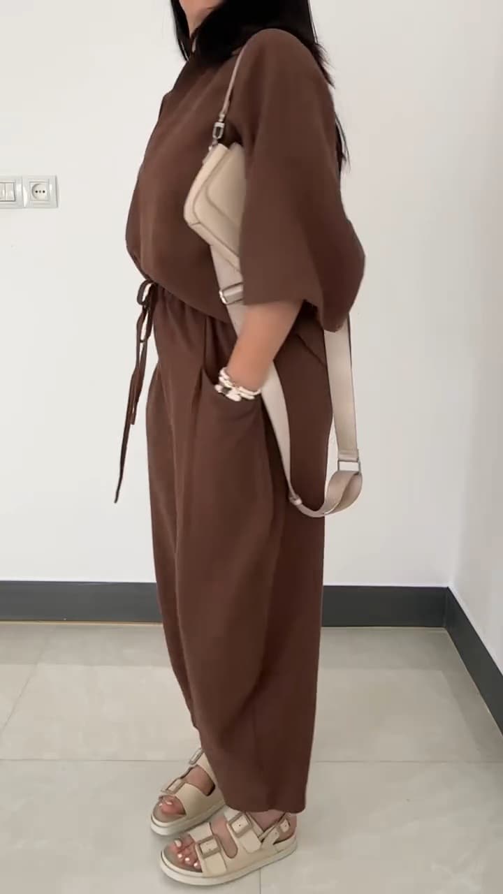 شومیز و شلوار زنانه مدل coffee — تصویر ۲