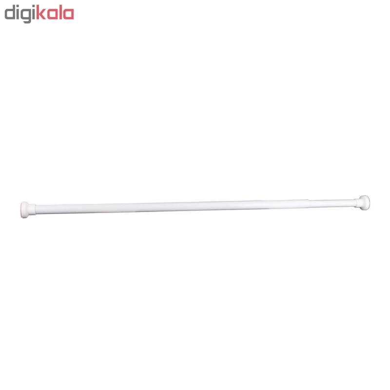 میله پرده پیسو سایز 90-150 CM سفید | آلومینیوم — تصویر ۲