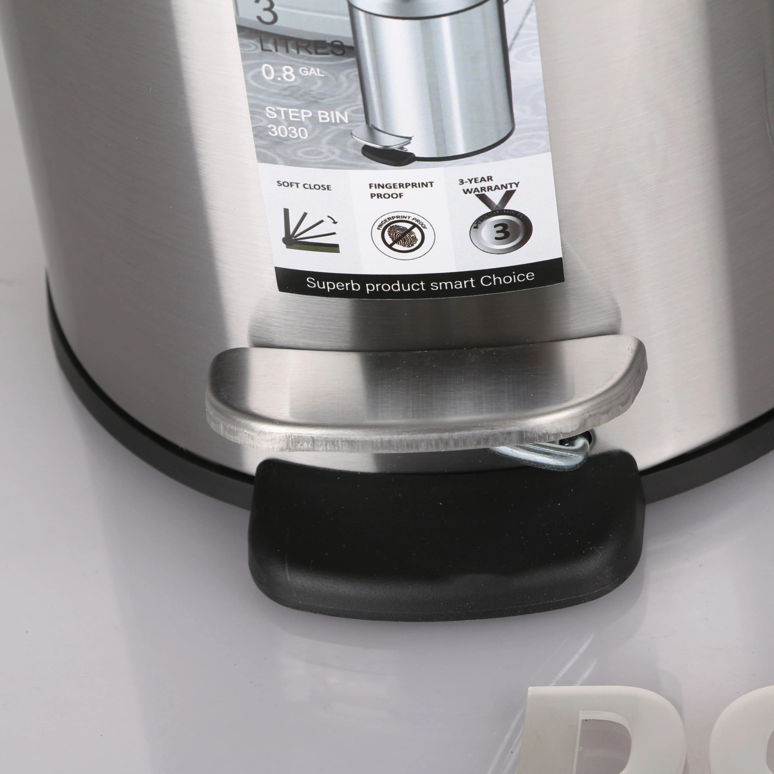 ست سطل زباله و فرچه دلفین مدل Pry-33-C — تصویر ۳