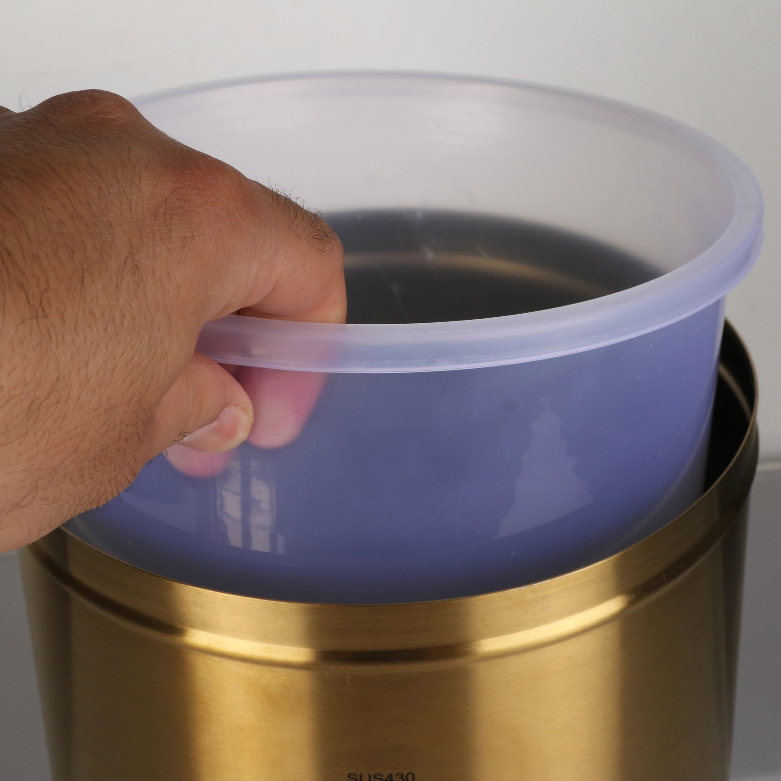 ست سطل زباله و فرچه دلفین مدل pry-44-Gss — تصویر ۵