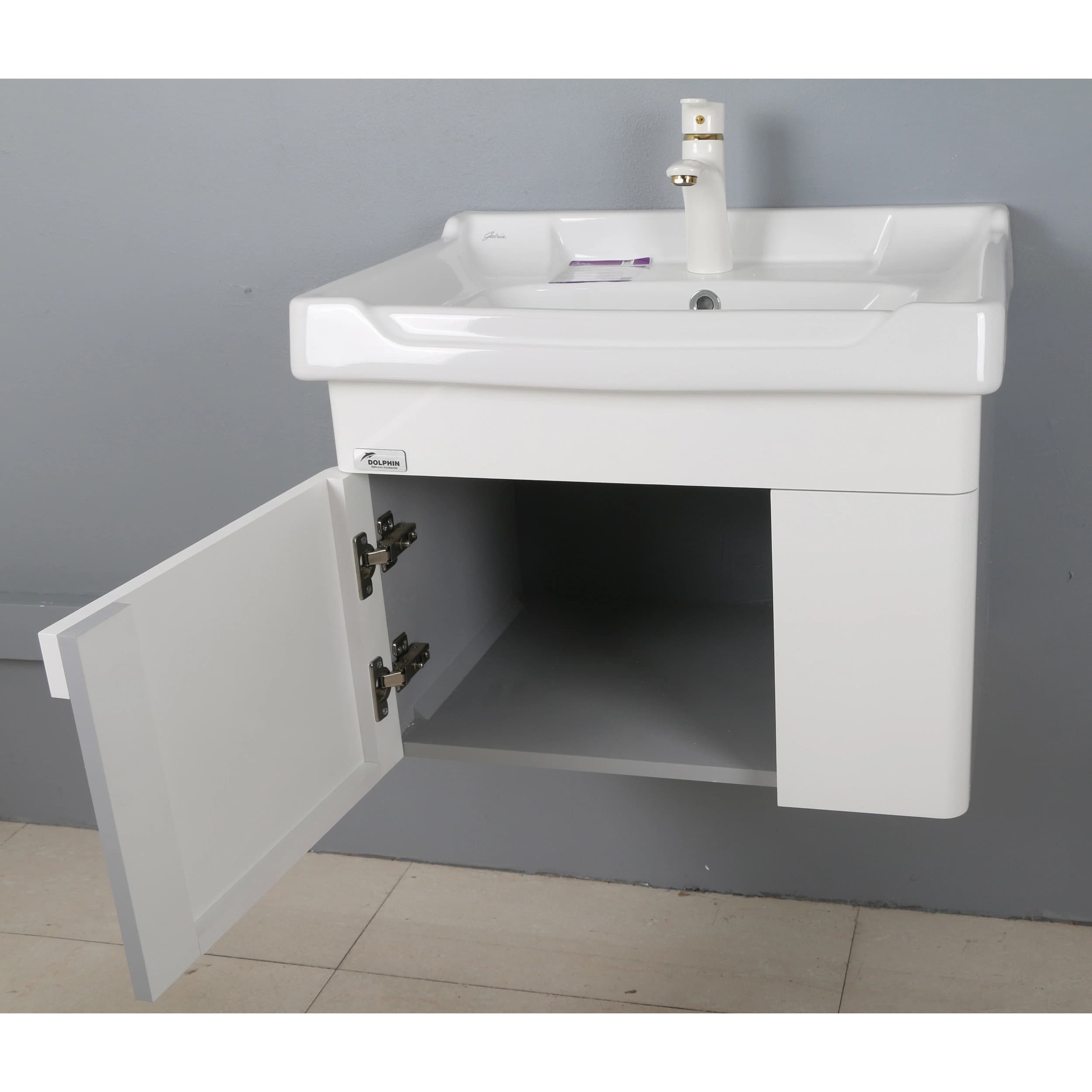 ست کابینت و روشویی دلفین مدل 1135 به همراه آینه و باکس — تصویر ۵