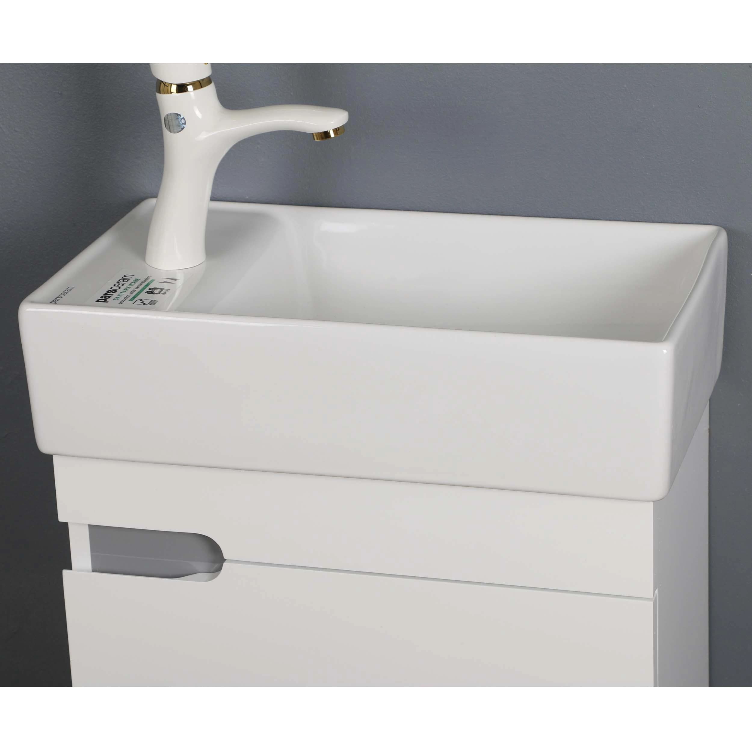 ست کابینت و روشویی دلفین مدل 1110 به همراه آینه — تصویر ۳