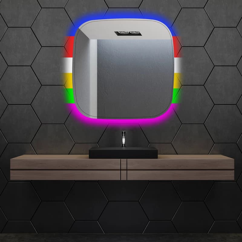 آینه سرویس بهداشتی دلفین مدل RGB-SQ-61 — تصویر ۲