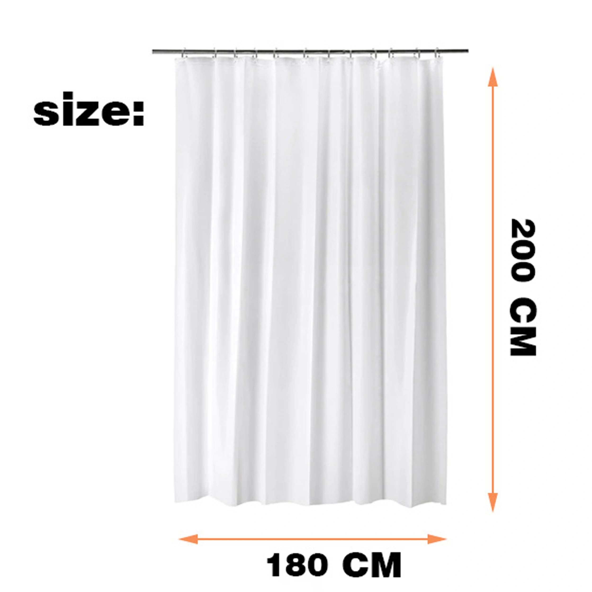 پرده حمام دلفین مدل Tiger سایز 180×200 سانتی متر — تصویر ۷