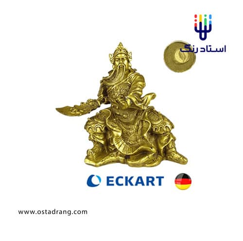 پودر طلایی کاهی اکارت ECKART آلمان کد 2033 (یک کیلوگرم) ECKART Straw-gold Poweder — تصویر ۲