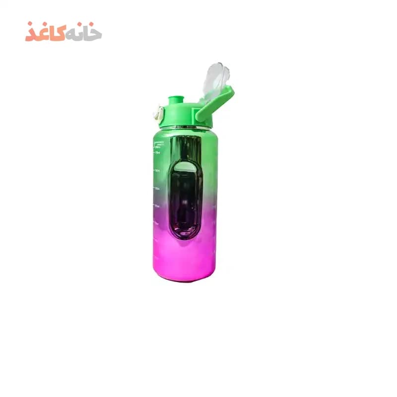 قمقمه دو قلو هلوگرامی رنگ سبز — تصویر ۶