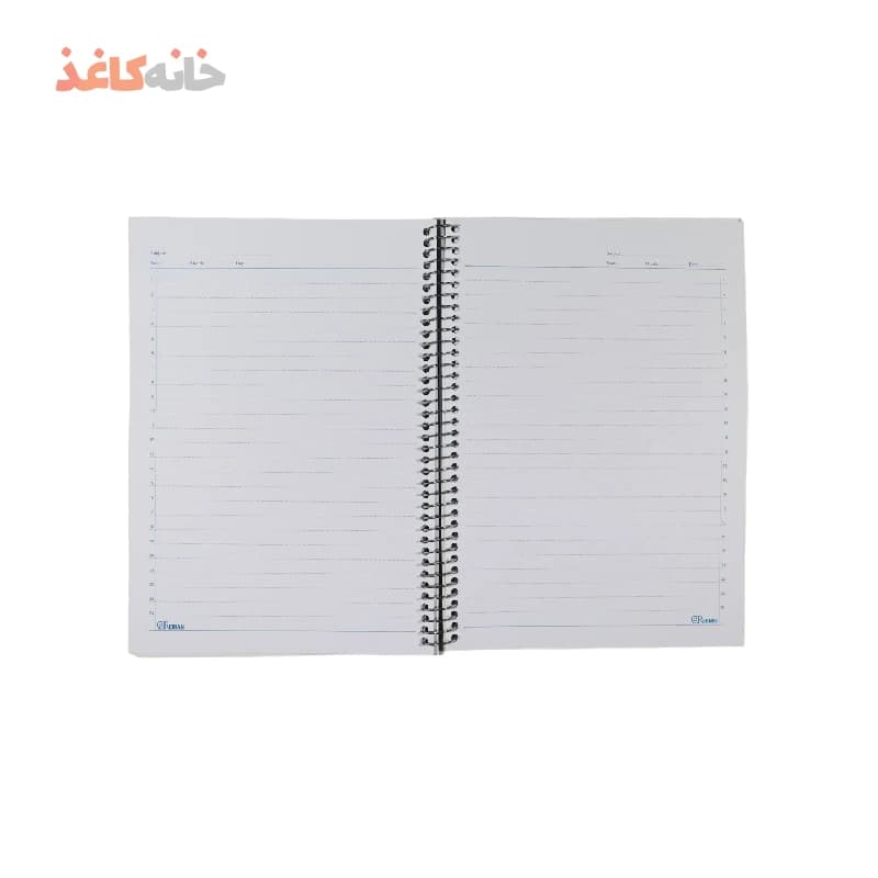 دفتر100برگ فنری طلقی ریحان طرح کاشی — تصویر ۳
