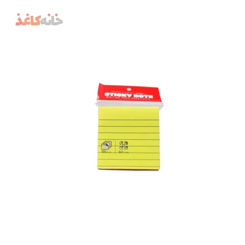 پست ایت (استیک نوت) 7/5*7/5 خطدار کایزر