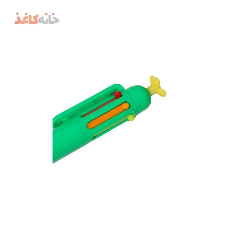خودکار فشاری 6رنگ طرح کاکتوس — تصویر ۲