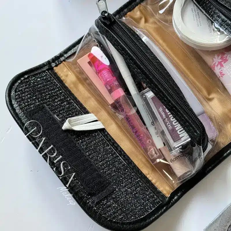 کیف آرایشی چهار جیب مدل اکلیلی — تصویر ۴