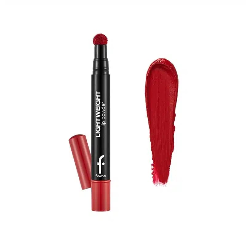 رژلب مایع سر اسفنجی فلورمار Flormar مدل Lightweight Lip Powder کد 010