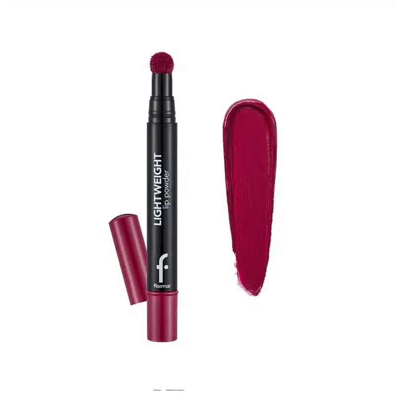رژلب مایع سر اسفنجی فلورمار Flormar مدل Lightweight Lip Powder کد 018