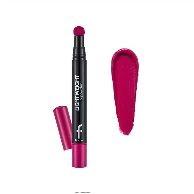 رژلب مایع سر اسفنجی فلورمار Flormar مدل Lightweight Lip Powder کد 016