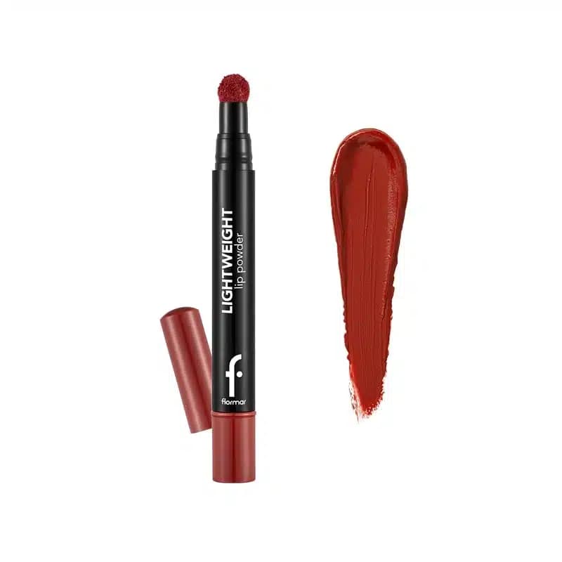 رژلب مایع سر اسفنجی فلورمار Flormar مدل Lightweight Lip Powder کد 009