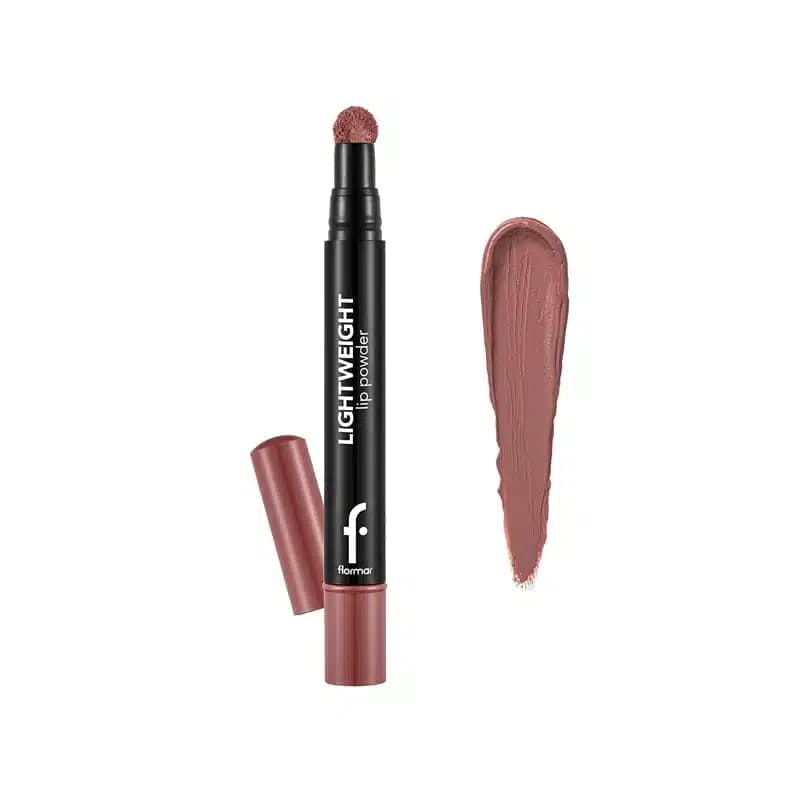 رژلب مایع سر اسفنجی فلورمار Flormar مدل Lightweight Lip Powder کد 004