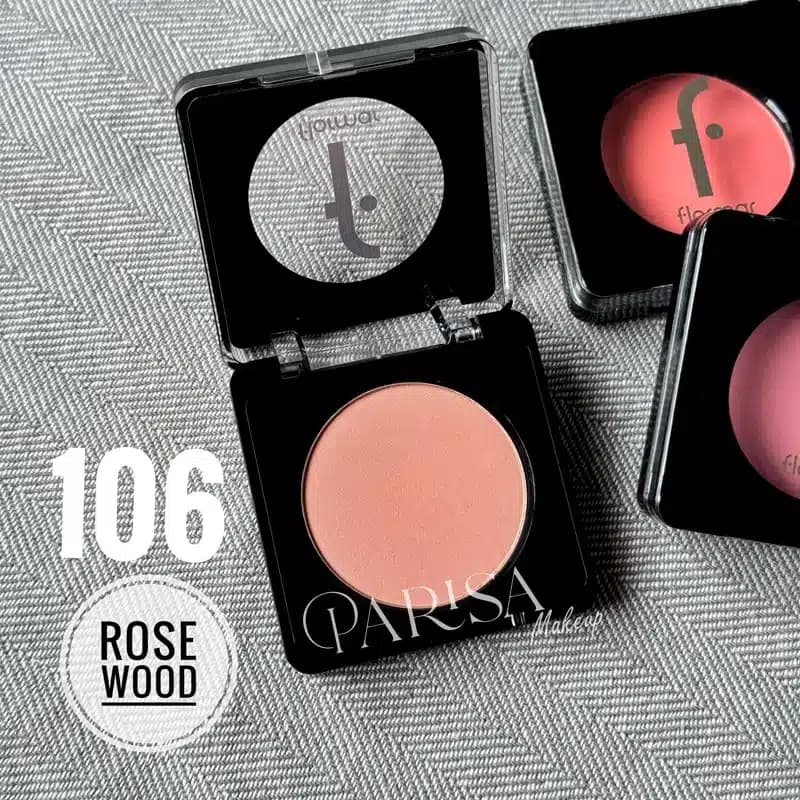 رژگونه پودری فلورمار flormar مدل Baked Blush-On New کد 106(رنگ Rose Wood)