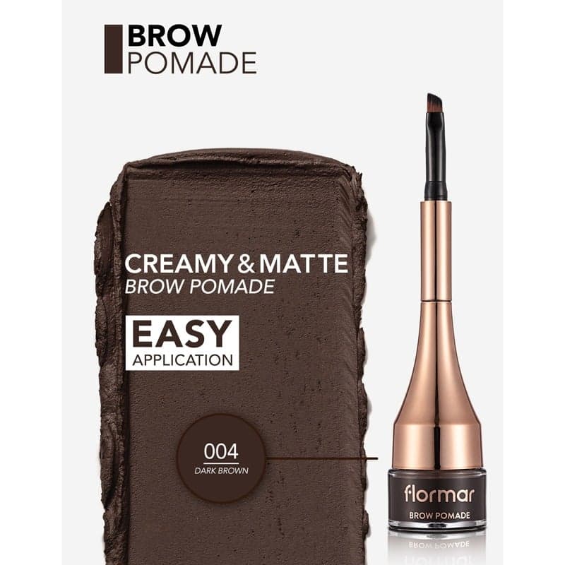 پماد ابرو فلورمار flormar مدل Brow Pomade کد 004(رنگ Dark Brown) — تصویر ۲