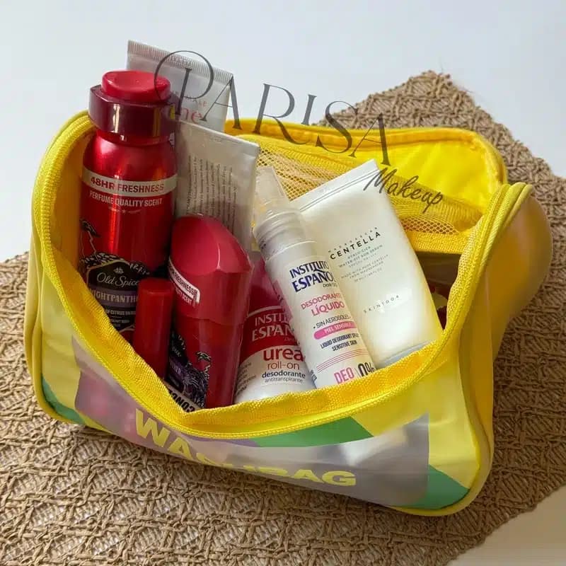کیف آرایشی WASHBAG سایز بزرگ مدل رنگین کمانی — تصویر ۴