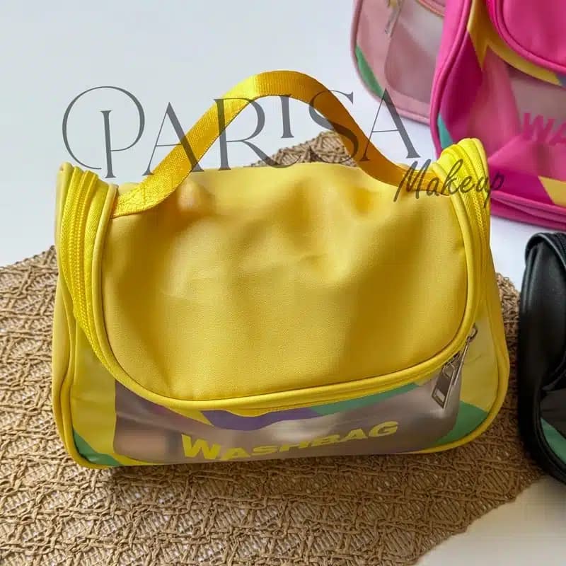 کیف آرایشی WASHBAG سایز بزرگ مدل رنگین کمانی — تصویر ۳